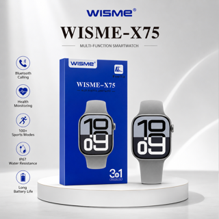 ساعت هوشمند WISME X75 | طراحی Ultra، مکالمه بلوتوثی و نمایشگر بزرگ
