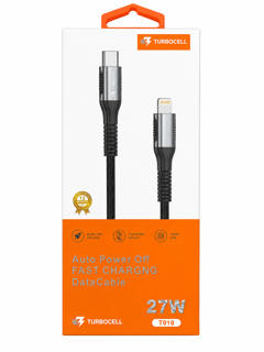 کابل توربوسل Type-C به Lightning | شارژ سریع آیفون و انتقال داده